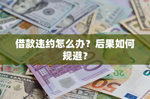 武汉借款违约怎么办？后果如何规避？