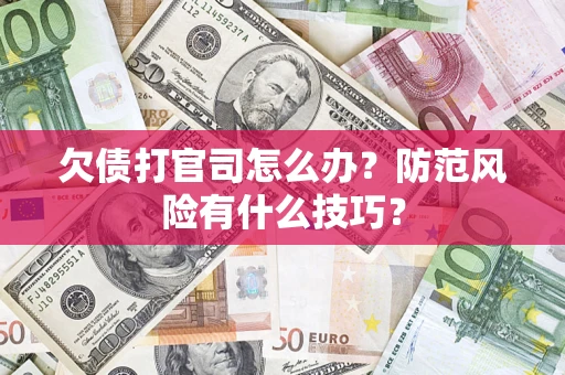 武汉欠债打官司怎么办？防范风险有什么技巧？