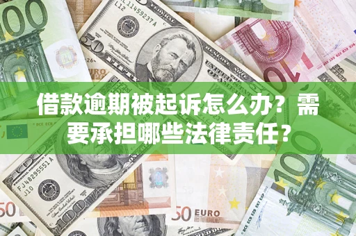 武汉借款逾期被起诉怎么办？需要承担哪些法律责任？