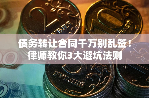 武汉债务转让合同千万别乱签！律师教你3大避坑法则